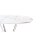 Стол кухонный керамический раздвижной «Азраун», 1100(1500)×1100×750 мм, цвет белый  (артикул 10997856)  большой выбор товаров оптом и в розницу по низким ценам с доставкой