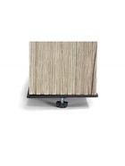 Стол кухонный керамический раздвижной «Бернардо», 1800(2400)×900×790 мм, цвет черный мрамор / дуб монтана  (артикул 10997857)  большой выбор товаров оптом и в розницу по низким ценам с доставкой