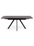 Стол кухонный керамический раздвижной «Вилли», 1200(1800)×800×750 мм, цвет черный мрамор / черный  (артикул 10997864)  большой выбор товаров оптом и в розницу по низким ценам с доставкой