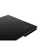 Стол кухонный керамический раздвижной «Вилли», 1200(1800)×800×750 мм, цвет черный мрамор / черный  (артикул 10997864)  большой выбор товаров оптом и в розницу по низким ценам с доставкой