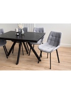 Стол кухонный керамический раздвижной «Вилли», 1200(1800)×800×750 мм, цвет черный мрамор / черный  (артикул 10997864)  большой выбор товаров оптом и в розницу по низким ценам с доставкой