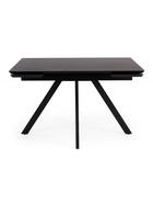 Стол кухонный керамический раздвижной «Вилли», 1200(1800)×800×750 мм, цвет черный мрамор / черный  (артикул 10997864)  большой выбор товаров оптом и в розницу по низким ценам с доставкой