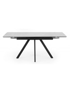 Стол кухонный керамический раздвижной «Вилли», 1200(1800)×800×750 мм, цвет светло-серый / черный  (артикул 10997865)  большой выбор товаров оптом и в розницу по низким ценам с доставкой