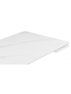 Стол кухонный керамический раздвижной «Вилли», 1400(2000)×800×750 мм, цвет белый мрамор / белый  (артикул 10997866)  большой выбор товаров оптом и в розницу по низким ценам с доставкой