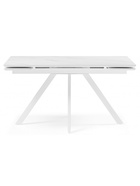 Стол кухонный керамический раздвижной «Вилли», 1400(2000)×800×750 мм, цвет белый мрамор / белый - Фото 10