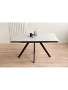 Стол кухонный керамический раздвижной «Вилли», 1400(2000)×800×750 мм, цвет светло-серый / черный - Фото 15