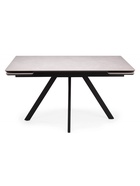 Стол кухонный керамический раздвижной «Вилли», 1400(2000)×800×750 мм, цвет светло-серый / черный  (артикул 10997867)  большой выбор товаров оптом и в розницу по низким ценам с доставкой