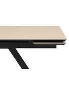 Стол кухонный керамический раздвижной «Вилли», 1400(2000)×800×750 мм, цвет бежевый / черный - Фото 11