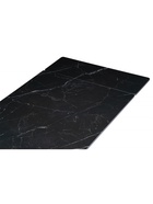 Стол кухонный керамический раздвижной «Вилли», 1400(2000)×800×750 мм, цвет черный мрамор / черный  (артикул 10997872)  большой выбор товаров оптом и в розницу по низким ценам с доставкой