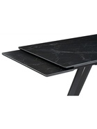 Стол кухонный керамический раздвижной «Вилли», 1400(2000)×800×750 мм, цвет черный мрамор / черный - Фото 14