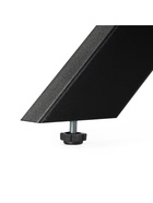 Стол кухонный керамический раздвижной «Вилли», 1400(2000)×800×750 мм, цвет черный мрамор / черный  (артикул 10997872)  большой выбор товаров оптом и в розницу по низким ценам с доставкой