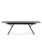 Стол кухонный керамический раздвижной «Ворен», 1800(2400)×900×770 мм, цвет черный  (артикул 10997874)  большой выбор товаров оптом и в розницу по низким ценам с доставкой