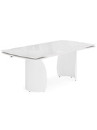 Стол кухонный керамический раздвижной «Готланд», 1800(2400)×900×790 мм, цвет мрамор / белый - Фото 1