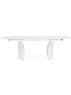 Стол кухонный керамический раздвижной «Готланд», 1800(2400)×900×790 мм, цвет мрамор / белый  (артикул 10997878)  большой выбор товаров оптом и в розницу по низким ценам с доставкой