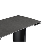 Стол кухонный керамический раздвижной «Готланд», 1800(2400)×900×790 мм, цвет темно-серый / черный - Фото 12