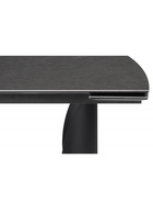 Стол кухонный керамический раздвижной «Готланд», 1800(2400)×900×790 мм, цвет темно-серый / черный  (артикул 10997881)  большой выбор товаров оптом и в розницу по низким ценам с доставкой