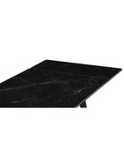 Стол кухонный керамический раздвижной «Джек», 1400(2000)×800×750 мм, цвет черный мрамор / черный  (артикул 10997887)  большой выбор товаров оптом и в розницу по низким ценам с доставкой