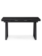 Стол кухонный керамический раздвижной «Джек», 1400(2000)×800×750 мм, цвет черный мрамор / черный  (артикул 10997887)  большой выбор товаров оптом и в розницу по низким ценам с доставкой