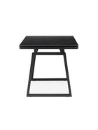 Стол кухонный керамический раздвижной «Джек», 1400(2000)×800×750 мм, цвет черный мрамор / черный  (артикул 10997887)  большой выбор товаров оптом и в розницу по низким ценам с доставкой