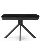 Стол кухонный керамический раздвижной «Катчел», 1200(1800)×800×770 мм, цвет черный мрамор / черный  (артикул 10997892)  большой выбор товаров оптом и в розницу по низким ценам с доставкой