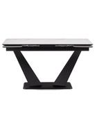 Стол кухонный керамический раздвижной «Кели», 1400(2000)×800×760 мм, цвет белый / черный  (артикул 10997895)  большой выбор товаров оптом и в розницу по низким ценам с доставкой