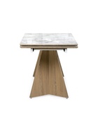 Стол кухонный керамический раздвижной «Ливи», 1400(2000)×800×780 мм, цвет дуб монтана  (артикул 10997898)  большой выбор товаров оптом и в розницу по низким ценам с доставкой