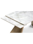 Стол кухонный керамический раздвижной «Ливи», 1400(2000)×800×780 мм, цвет дуб монтана  (артикул 10997898)  большой выбор товаров оптом и в розницу по низким ценам с доставкой