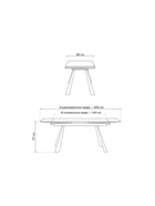 Стол кухонный керамический раздвижной «Маунт», 1400(2000)×800×770 мм, цвет белый мрамор / черный  (артикул 10997904)  большой выбор товаров оптом и в розницу по низким ценам с доставкой