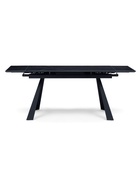 Стол кухонный керамический раздвижной «Маунт», 1400(2000)×800×770 мм, цвет черный мрамор / черный  (артикул 10997905)  большой выбор товаров оптом и в розницу по низким ценам с доставкой