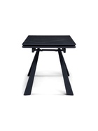 Стол кухонный керамический раздвижной «Маунт», 1400(2000)×800×770 мм, цвет черный мрамор / черный  (артикул 10997905)  большой выбор товаров оптом и в розницу по низким ценам с доставкой