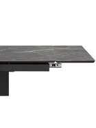 Стол кухонный керамический раздвижной «Монерон», 1800(2400)×900×770 мм, цвет черный  (артикул 10997908)  большой выбор товаров оптом и в розницу по низким ценам с доставкой