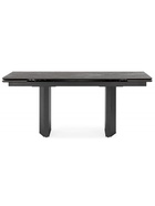 Стол кухонный керамический раздвижной «Монерон», 1800(2400)×900×770 мм, цвет черный  (артикул 10997908)  большой выбор товаров оптом и в розницу по низким ценам с доставкой