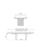 Стол кухонный керамический раздвижной «Монерон», 2000(2600)×1000×770 мм, цвет дуб монтана  (артикул 10997911)  большой выбор товаров оптом и в розницу по низким ценам с доставкой