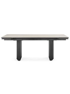 Стол кухонный керамический раздвижной «Монерон», 2000(2600)×1000×770 мм, цвет черный  (артикул 10997912)  большой выбор товаров оптом и в розницу по низким ценам с доставкой