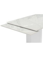 Стол кухонный керамический раздвижной «Монерон», 2000(2600)×1000×790 мм, цвет белый  (артикул 10997913)  большой выбор товаров оптом и в розницу по низким ценам с доставкой