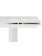 Стол кухонный керамический раздвижной «Монерон», 2000(2600)×1000×790 мм, цвет белый  (артикул 10997913)  большой выбор товаров оптом и в розницу по низким ценам с доставкой