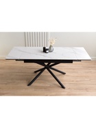 Стол кухонный керамический раздвижной «Мэриан», 1200(1800)×800×750 мм, цвет черный  (артикул 10997916)  большой выбор товаров оптом и в розницу по низким ценам с доставкой