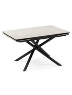 Стол кухонный керамический раздвижной «Мэриан», 1400(2000)×800×750 мм, цвет светло-серый / черный  (артикул 10997917)  большой выбор товаров оптом и в розницу по низким ценам с доставкой