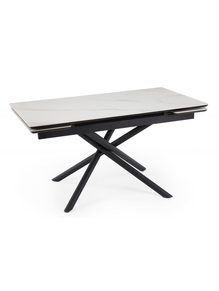 Стол кухонный керамический раздвижной «Мэриан», 1400(2000)×800×750 мм, цвет черный - Фото 1