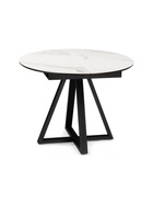 Стол кухонный керамический раздвижной «Нельсон», 1000(1400)×1000×760 мм, цвет черный  (артикул 10997921)  большой выбор товаров оптом и в розницу по низким ценам с доставкой