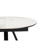 Стол кухонный керамический раздвижной «Нельсон», 1000(1400)×1000×760 мм, цвет черный  (артикул 10997921)  большой выбор товаров оптом и в розницу по низким ценам с доставкой