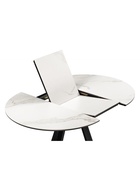 Стол кухонный керамический раздвижной «Нельсон», 1000(1400)×1000×760 мм, цвет черный  (артикул 10997921)  большой выбор товаров оптом и в розницу по низким ценам с доставкой