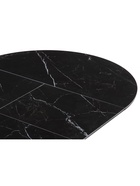 Стол кухонный керамический раздвижной «Нельсон», 1000(1400)×1000×760 мм, цвет черный мрамор / черный  (артикул 10997922)  большой выбор товаров оптом и в розницу по низким ценам с доставкой