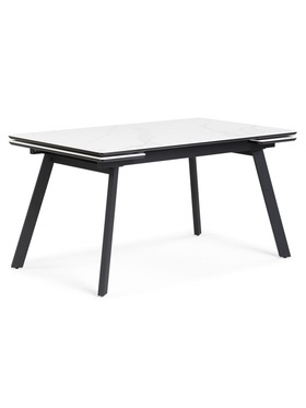 Стол кухонный керамический раздвижной «Норман», 1200(1800)×800×750 мм, цвет черный  (артикул 10997926)  большой выбор товаров оптом и в розницу по низким ценам с доставкой