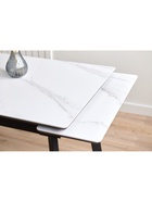 Стол кухонный керамический раздвижной «Норман», 1200(1800)×800×750 мм, цвет черный  (артикул 10997926)  большой выбор товаров оптом и в розницу по низким ценам с доставкой