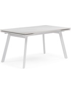 Стол кухонный керамический раздвижной «Норман», 1400(2000)×800×750 мм, цвет белый мрамор / белый - Фото 1