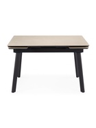 Стол кухонный керамический раздвижной «Норман», 1400(2000)×800×750 мм, цвет светло-серый / черный  (артикул 10997928)  большой выбор товаров оптом и в розницу по низким ценам с доставкой