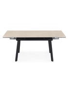 Стол кухонный керамический раздвижной «Норман», 1400(2000)×800×750 мм, цвет светло-серый / черный - Фото 4