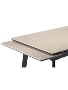 Стол кухонный керамический раздвижной «Норман», 1400(2000)×800×750 мм, цвет светло-серый / черный - Фото 6