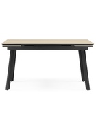 Стол кухонный керамический раздвижной «Норман», 1400(2000)×800×750 мм, цвет бежевый / черный  (артикул 10997929)  большой выбор товаров оптом и в розницу по низким ценам с доставкой